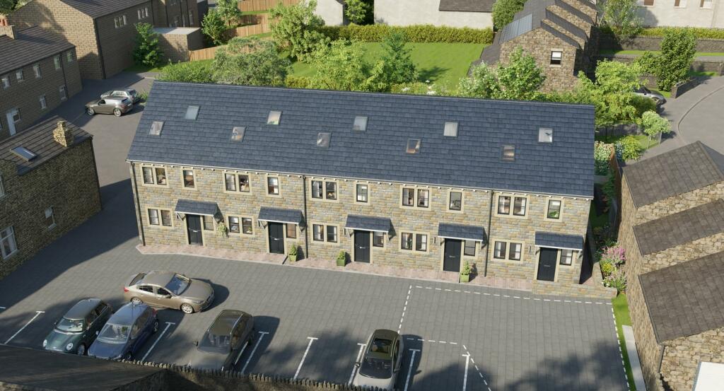 3 bedroom town house for sale in Watson Close, Oxenhope, Keighley, BD22