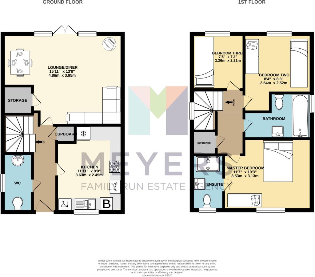 Colour Floorplan