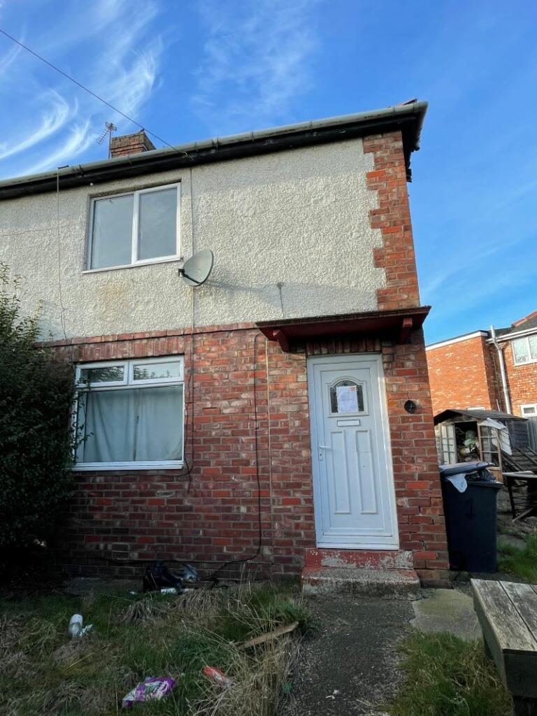 2 bedroom semidetached house for sale in 1 Naworth Terrace, Jarrow, Tyne And Wear, NE32 3TY, NE32