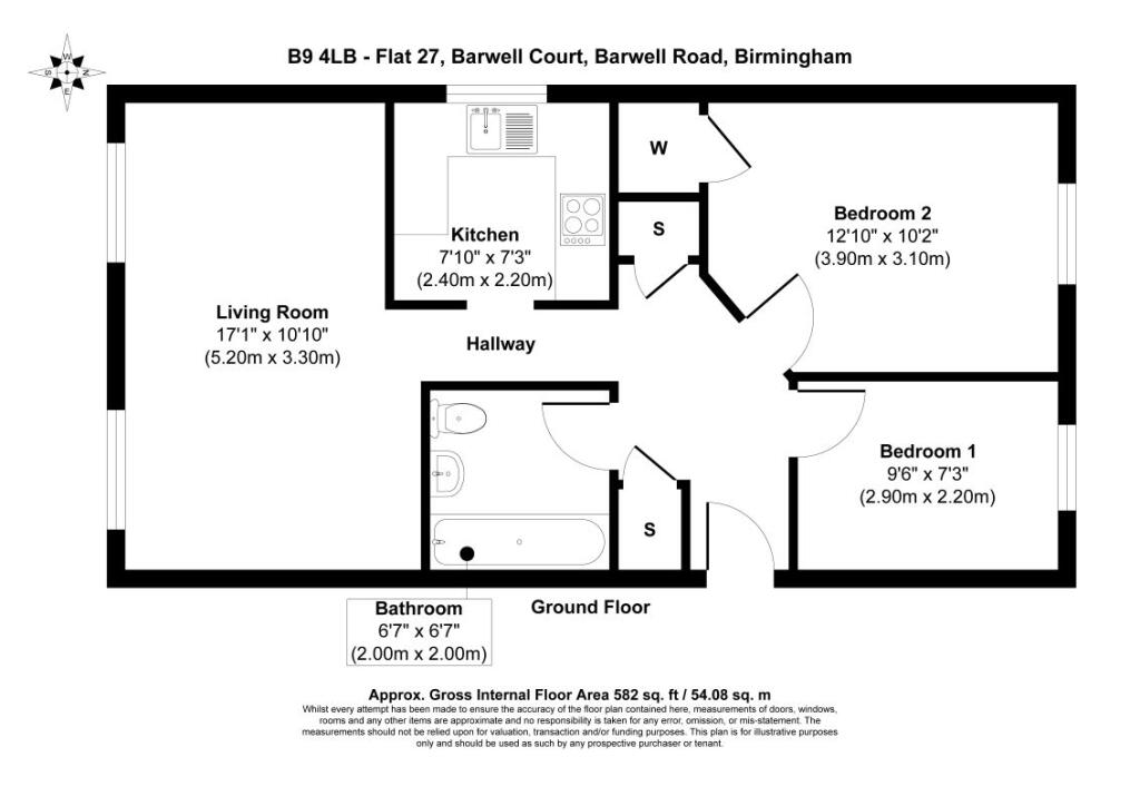 Additional image 12 of Flat 27 Barwell Court, Barwell Road, Birmingham, West Midlands, B9 4LB