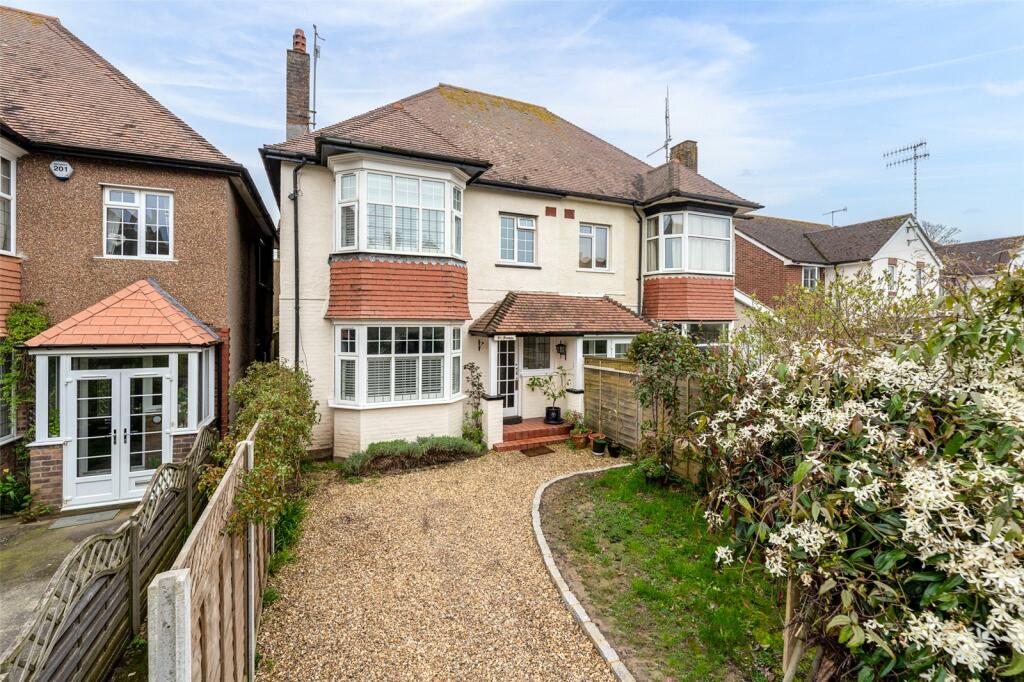 4 bedroom semi-detached house for sale in Victoria Road, Worthing, West Sussex, BN11
