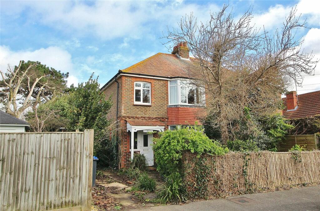 3 bedroom semi-detached house for sale in Shermanbury Road, Tarring, Worthing, West Sussex, BN14
