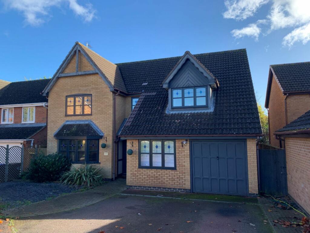 4 bedroom detached house for sale in Camelot Way, Duston, Northampton NN5 4BG, NN5