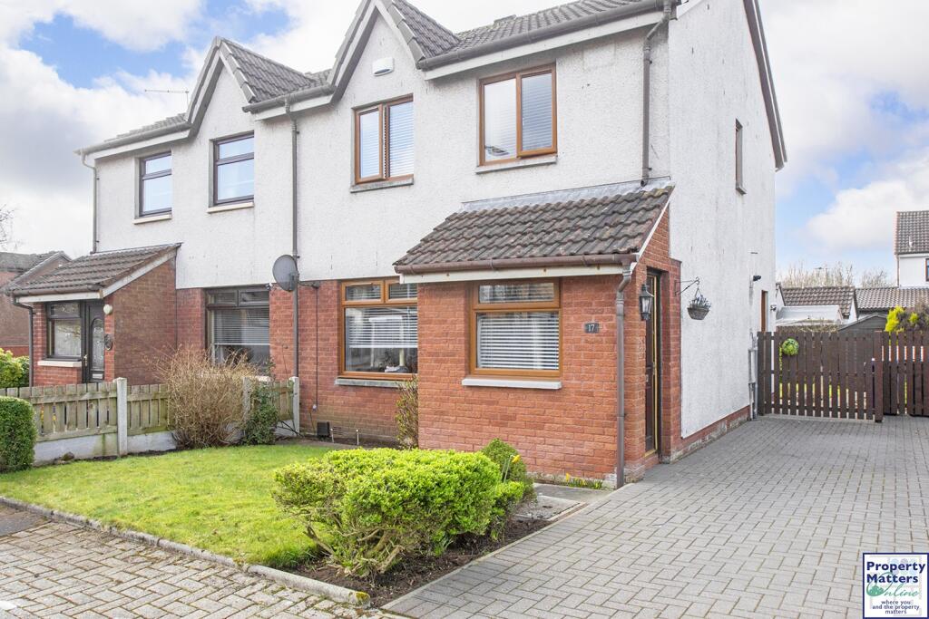 3 bedroom semidetached house for sale in Woodmill, Kilwinning, KA13