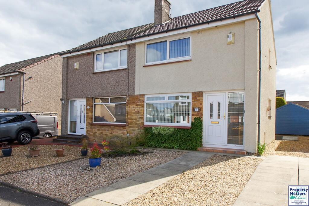 2 bedroom semidetached house for sale in Inchmurrin Drive, Kilmarnock, KA3