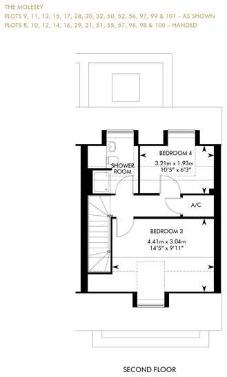 The Molesey, Second Floor