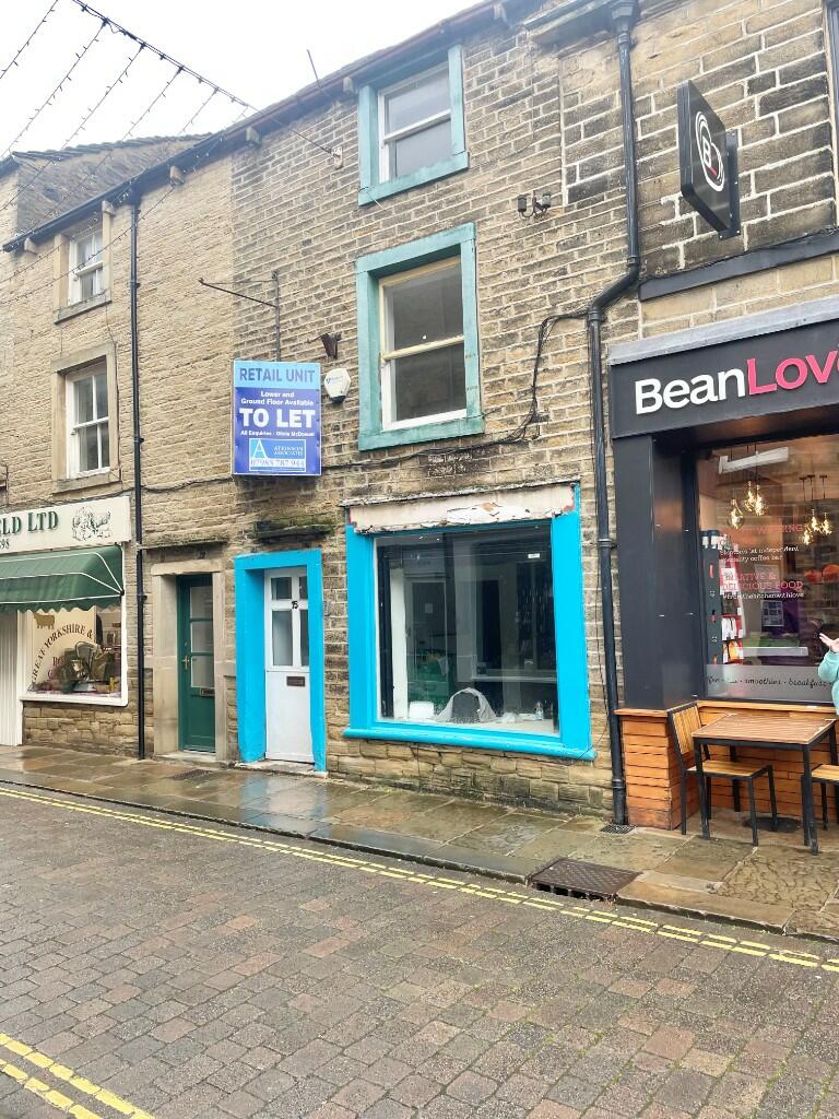 High street retail property to lease in Otley Street, Skipton, North