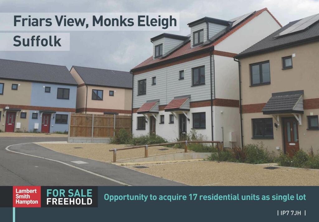 Residential development for sale in Friars View, Monks Eleigh, Suffolk, IP7