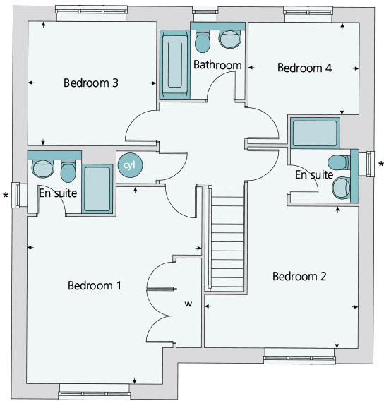 First floor plan