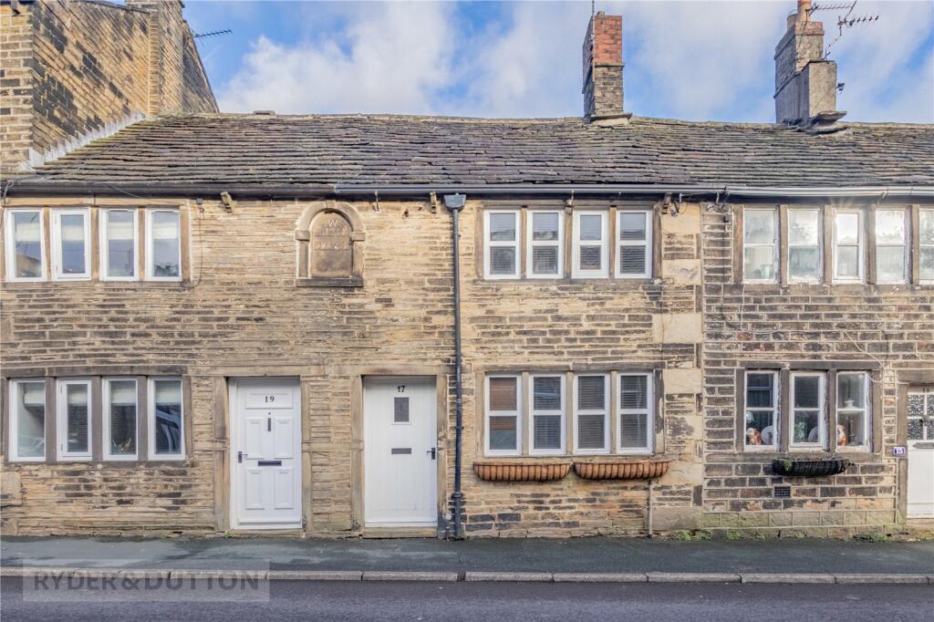 2 bedroom terraced house for sale in Hill Top Road, Slaithwaite, Huddersfield, West Yorkshire, HD7