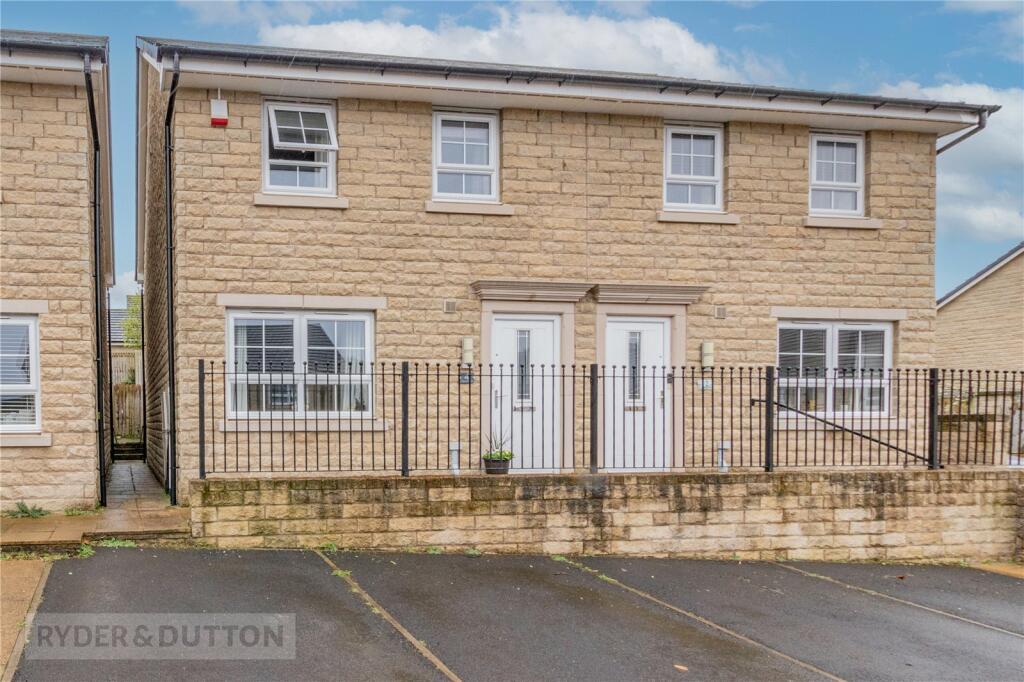 3 bedroom semi-detached house for sale in Weavers Grove, Golcar, Huddersfield, West Yorkshire, HD7
