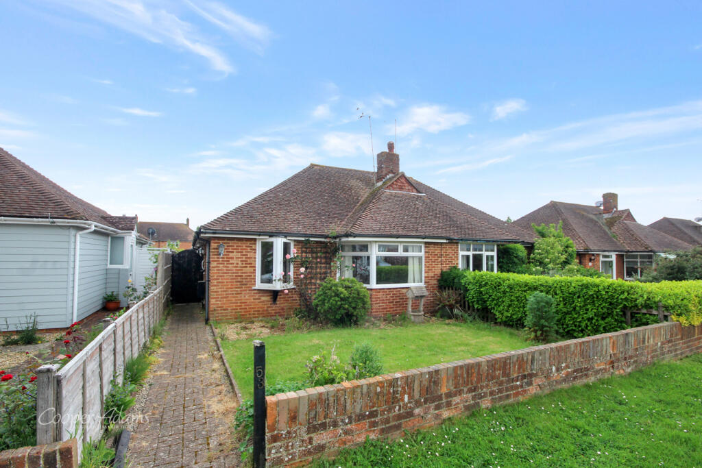 2 bedroom bungalow for sale in Tennyson Avenue, Rustington, West Sussex