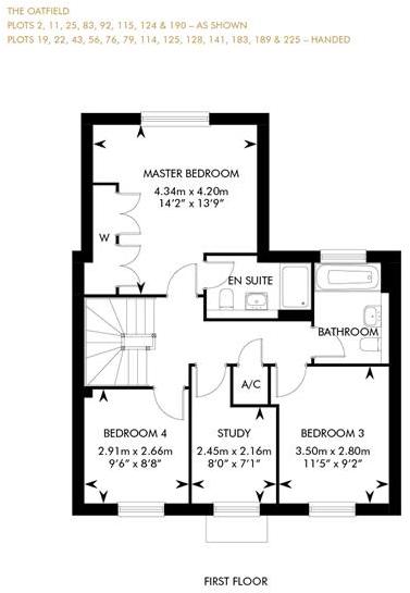 The Oatfield, First Floor