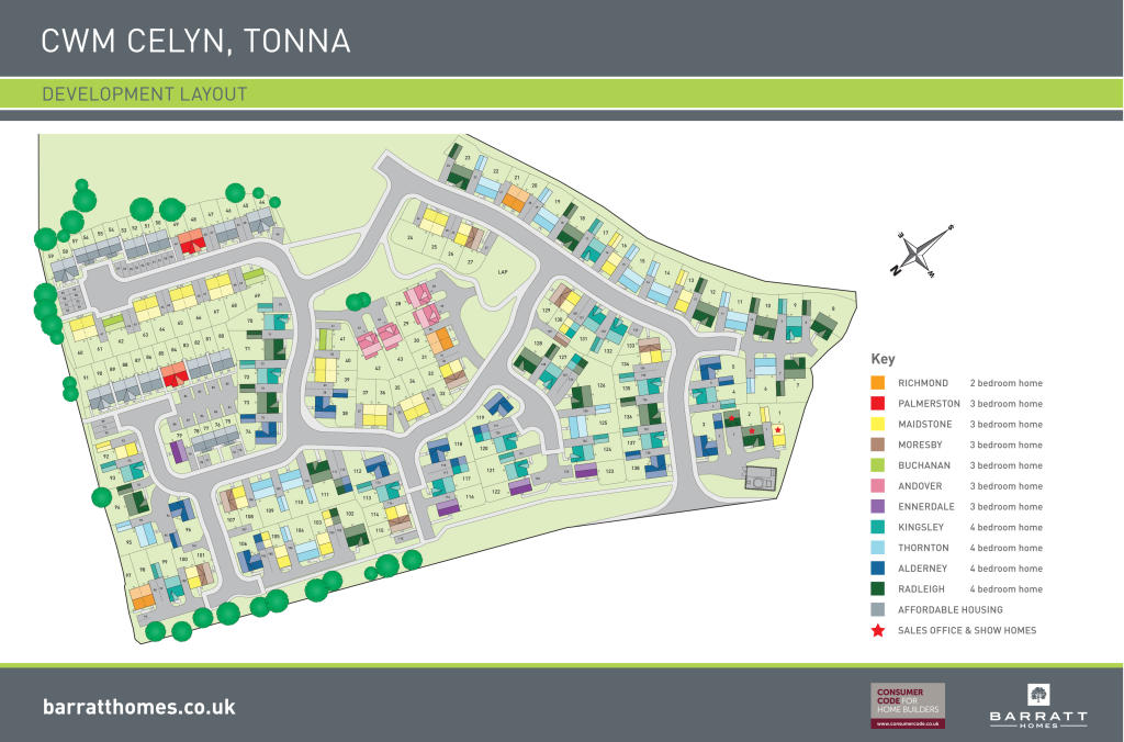 Contact Cwm Celyn New Homes Development by Barratt Homes