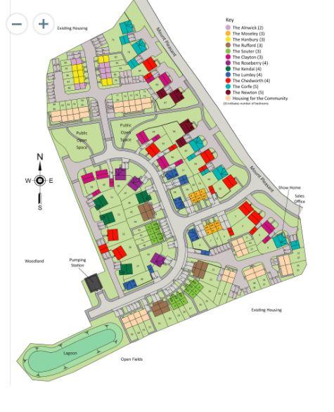 Persimmon Grange New Homes Development by Persimmon Homes Suffolk