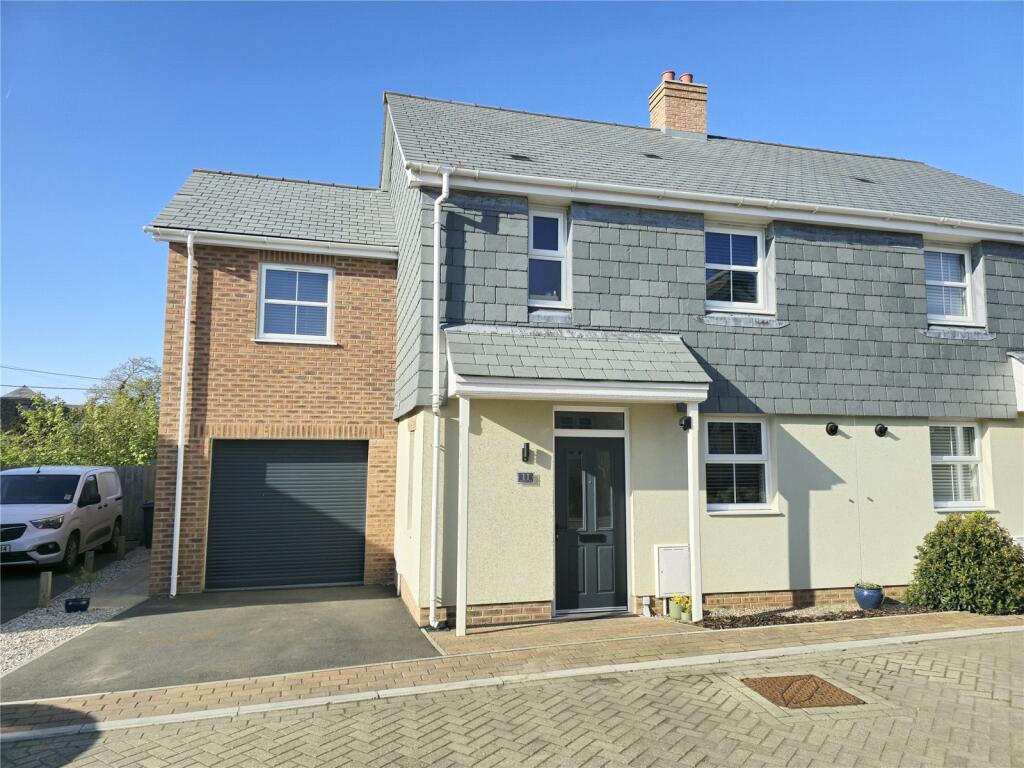 3 bedroom semidetached house for sale in Marhamchurch, Bude, EX23
