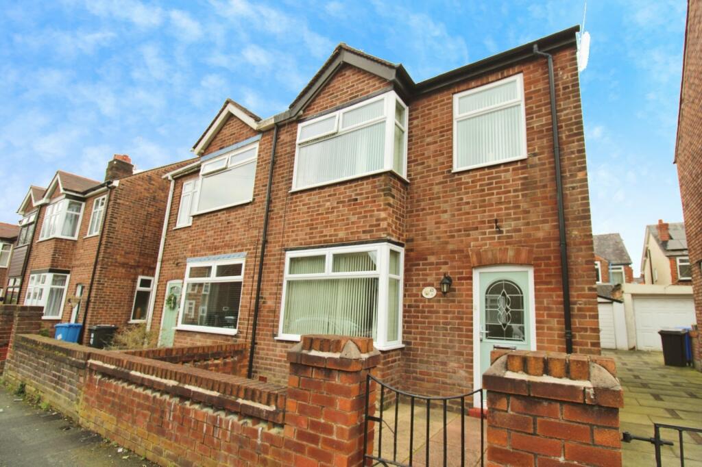 3 bedroom semi-detached house for sale in Rhodes Street, Warrington, Cheshire, WA2