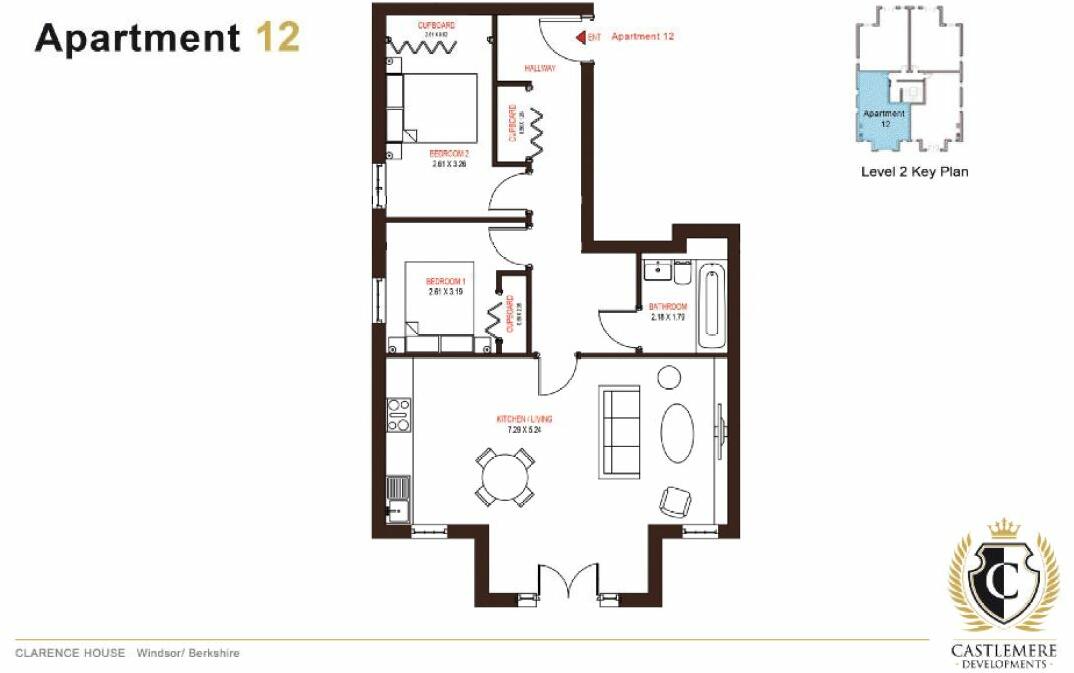 clarence house floor plan