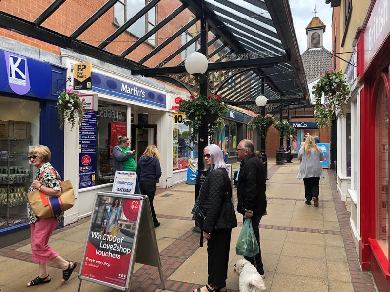 High street retail property to lease in 9 Millers Walk, Fakenham