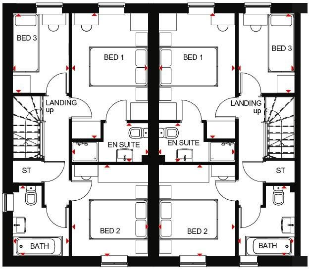 Folkestone first floor plan