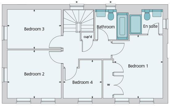 First floor plan