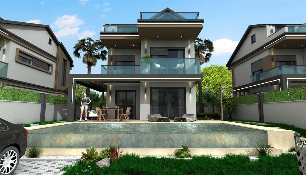 4 bedroom villa for sale in Mugla, Fethiye, Çalis, Turkey