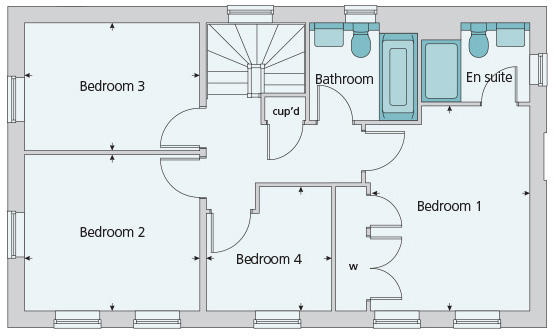 First floor plan