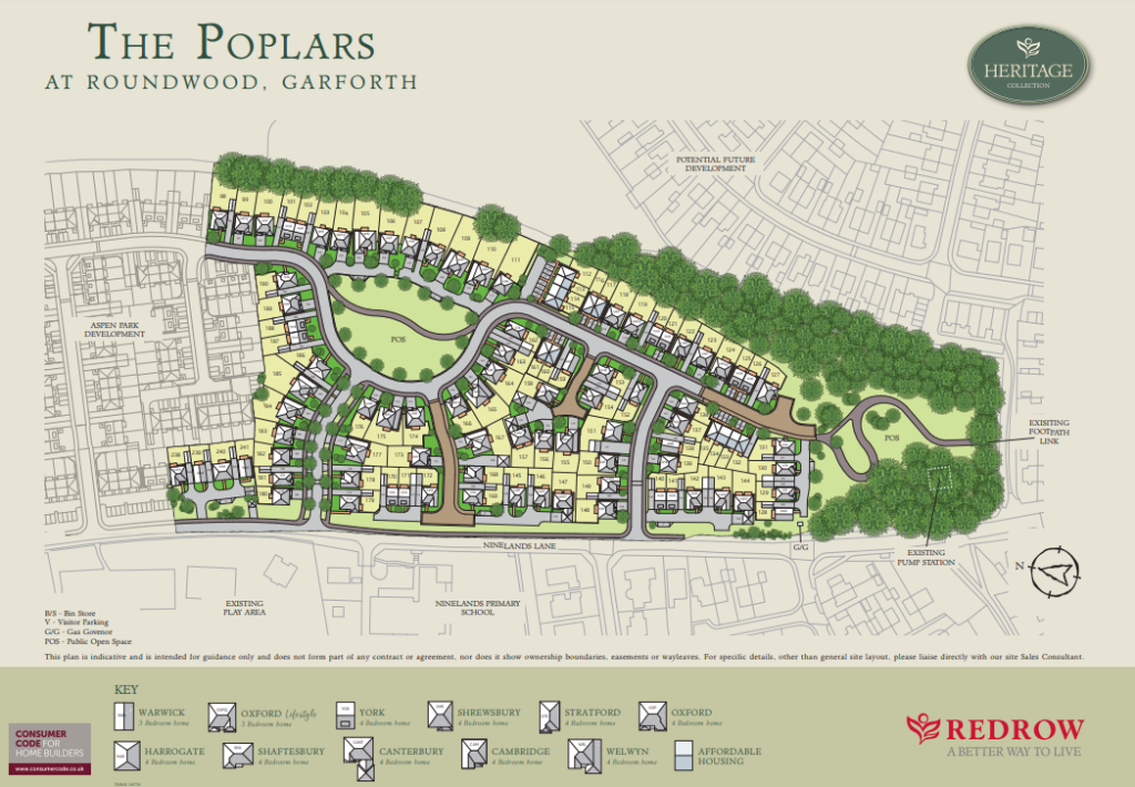 Contact The Poplars at Roundwood, Garforth New Homes Development by