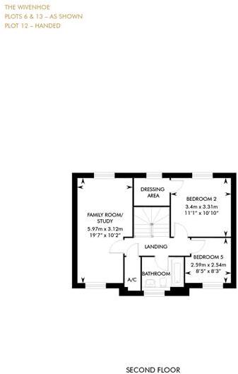 The Wivenhoe, Second Floor