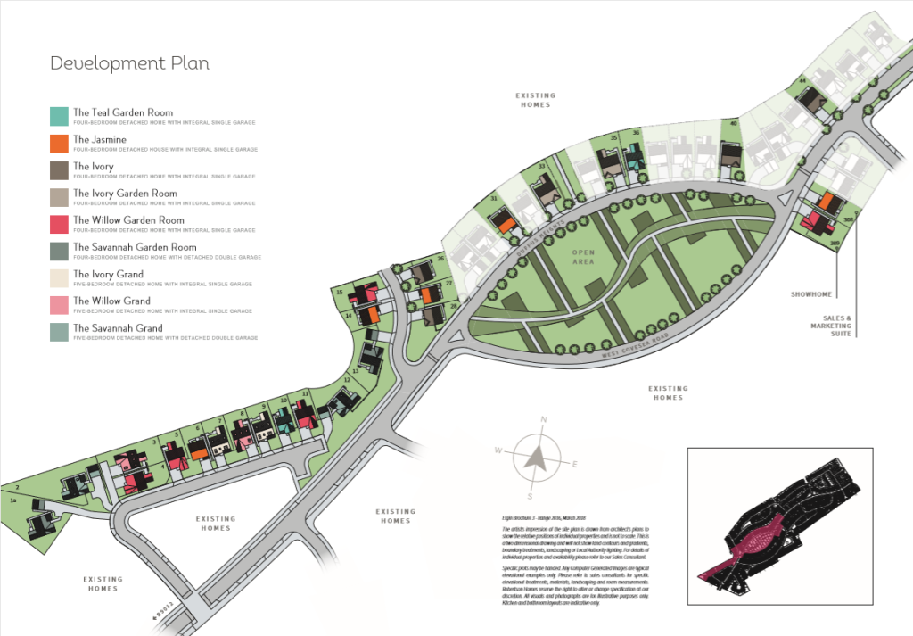 Hamilton Gardens New Homes Development by Robertson Homes Limited