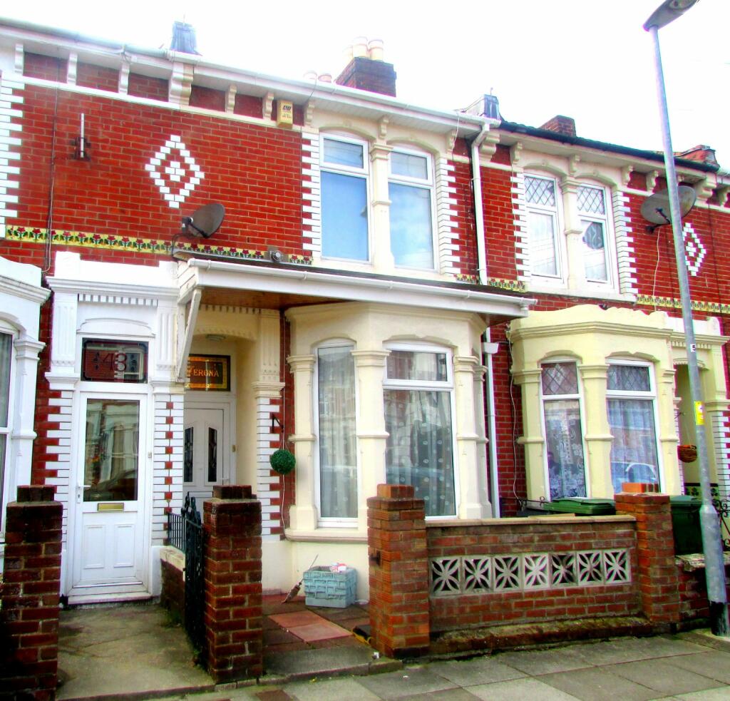3 bedroom terraced house for rent in Belgravia Road, Portsmouth, Hampshire, PO2