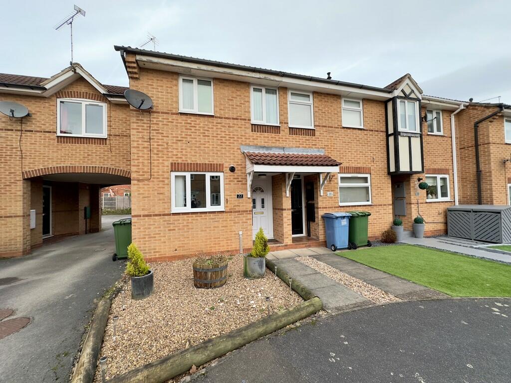 2 bedroom terraced house for sale in Cusworth Way, Worksop, S80