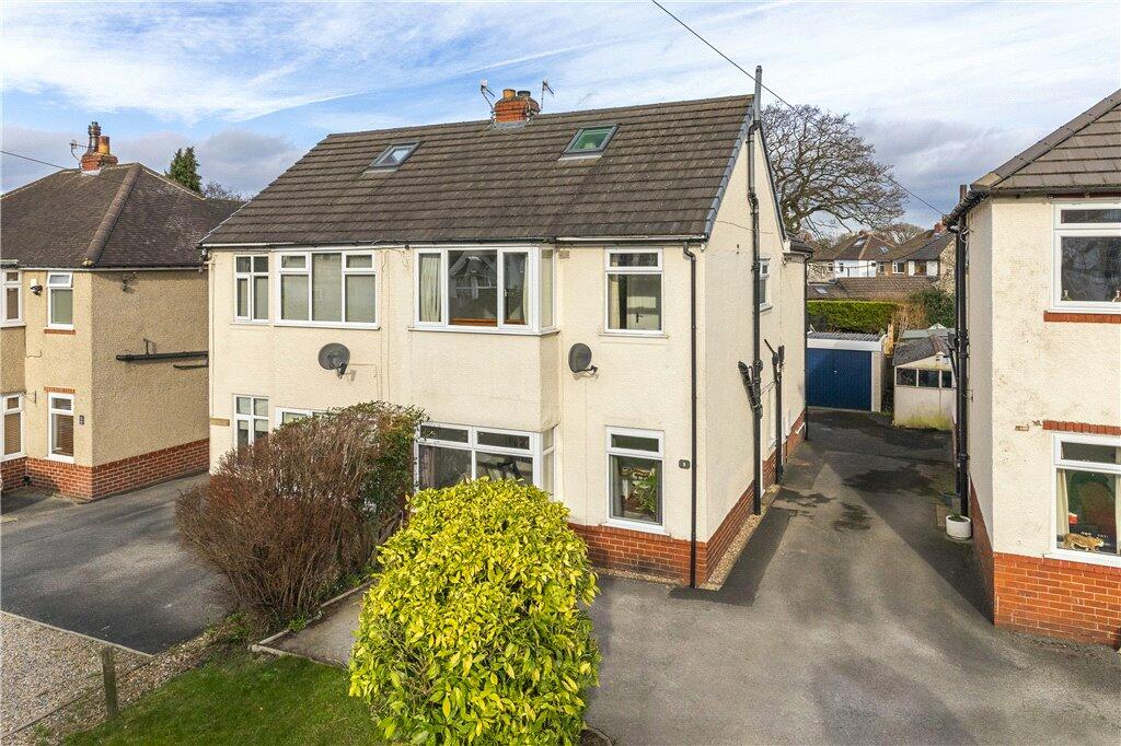 3 bedroom semi-detached house for sale in Burley Road, Menston, Ilkley, West Yorkshire, LS29