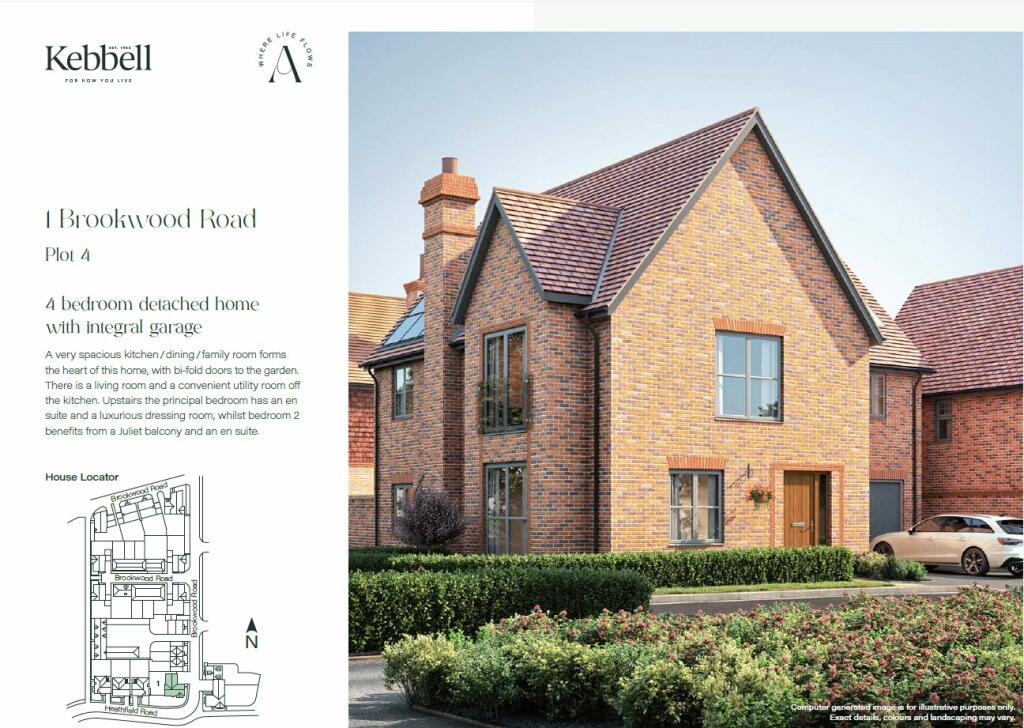 4 bedroom detached house for sale in Brookwood Road, Petersfield