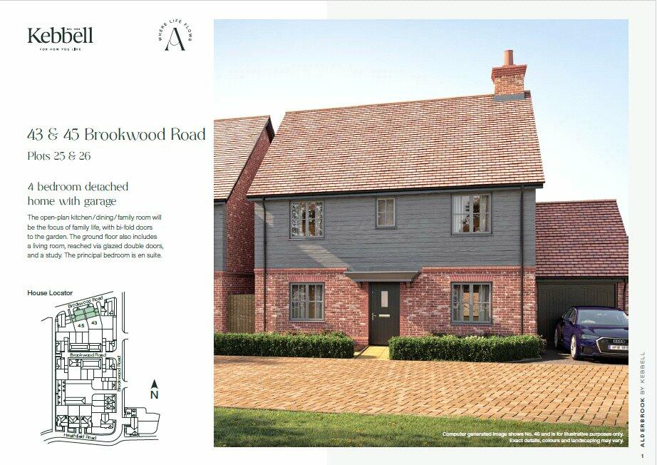 4 bedroom detached house for sale in Brookwood Road, Petersfield