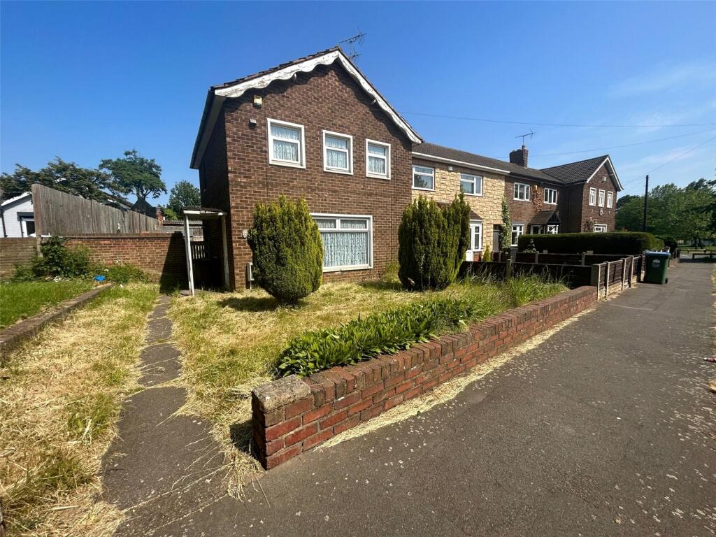 3 bedroom end of terrace house for sale in Brandon Way, West Bromwich