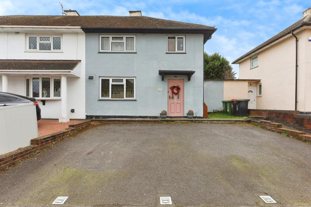 3 bedroom semidetached house for sale in Edward Road, Water Orton, Birmingham, Warwickshire, B46
