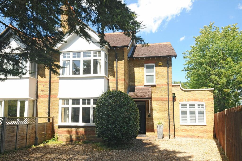 4 bedroom semi-detached house for sale in Burwood Road, Hersham, Walton ...