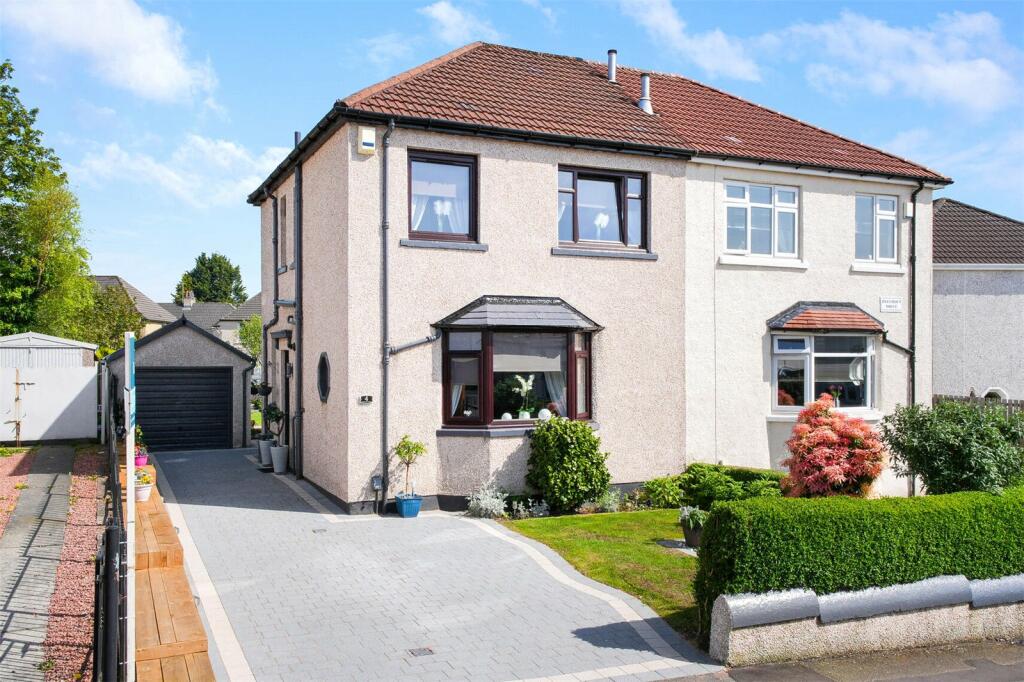 3 bedroom semi-detached house for sale in Ryecroft Drive, Garrowhill, Glasgow, G69