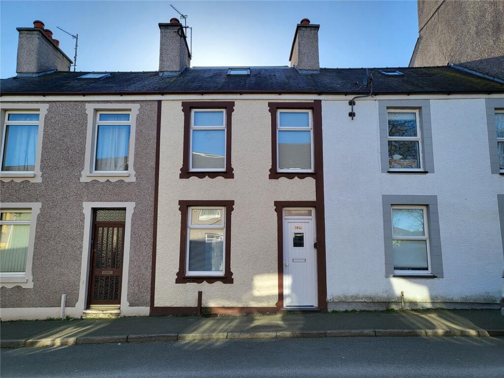 3 bedroom terraced house for sale in Newry Street, HOLYHEAD, Anglesey, LL65