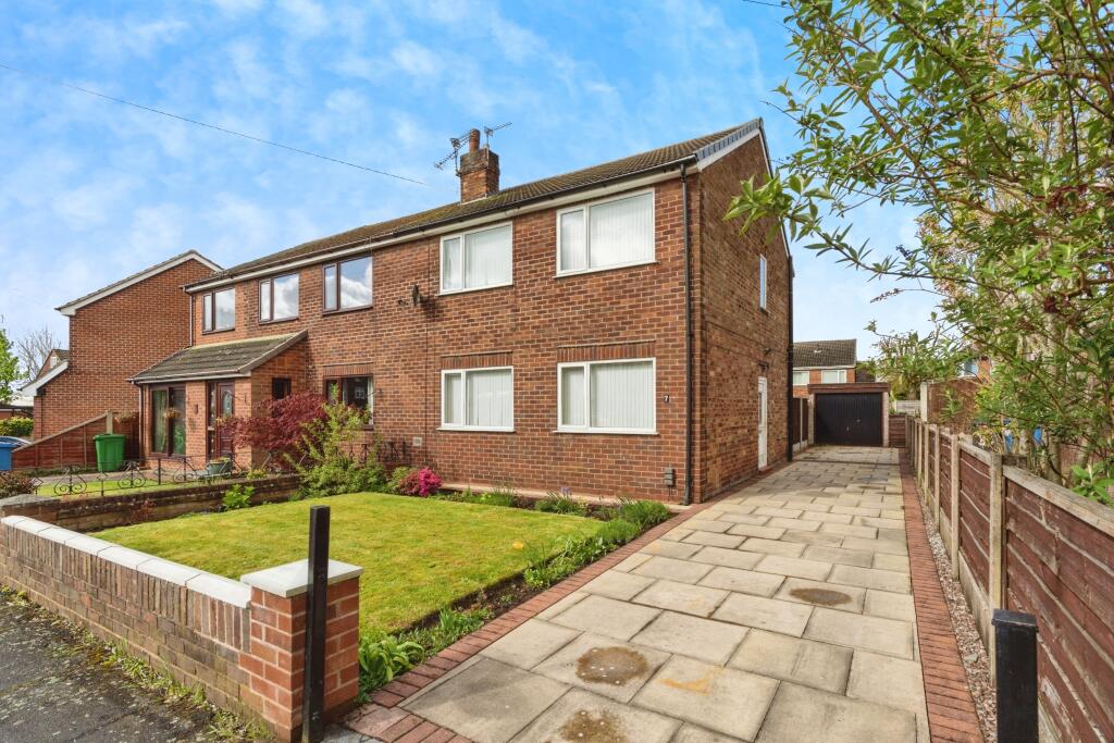 3 bedroom semi-detached house for sale in Cotterill Drive, Woolston, Warrington, Cheshire, WA1