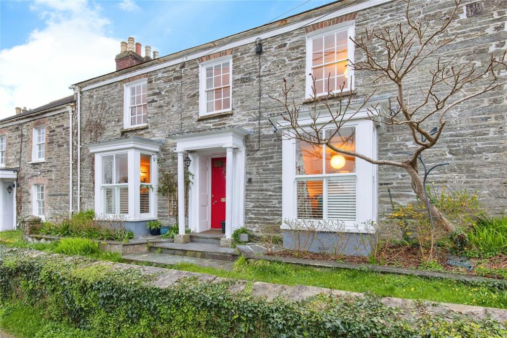 4 bedroom terraced house for sale in Whiterock Terrace, Wadebridge, PL27