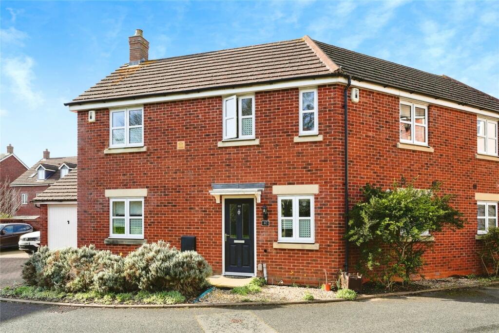 3 bedroom semi-detached house for sale in Persimmon Gardens, Cheltenham, Gloucestershire, GL51