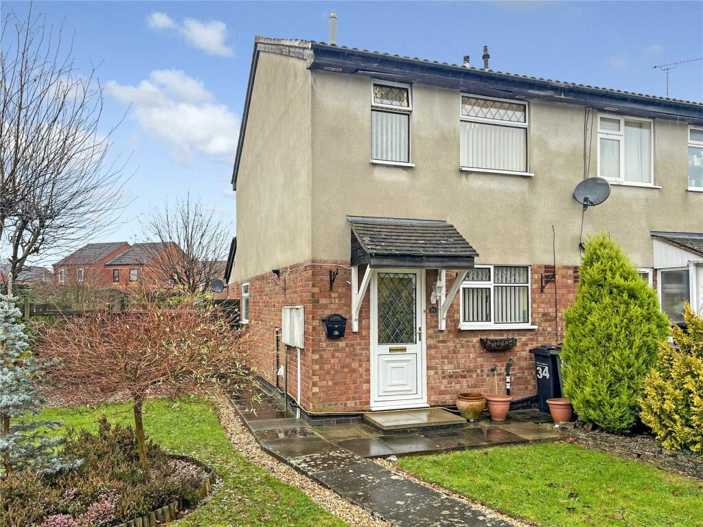 2 bedroom semi-detached house for sale in Alport Way, Wigston, Leicestershire, LE18