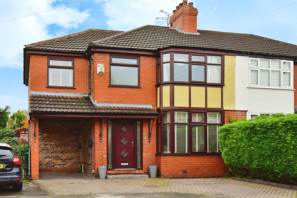 4 bedroom semidetached house for sale in Birley Close, Timperley