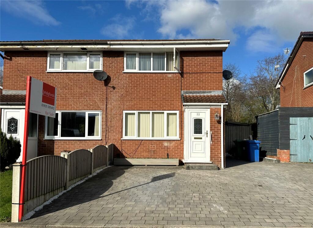 2 bedroom semi-detached house for sale in Livingstone Close, Old Hall, Warrington, Cheshire, WA5