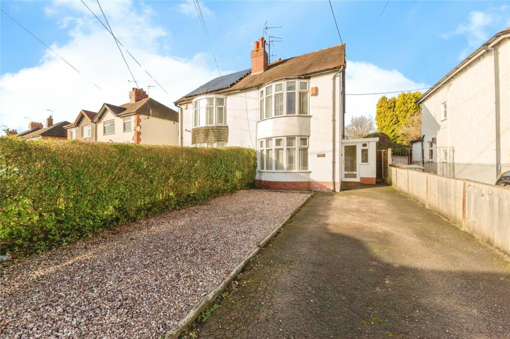 2 bedroom semidetached house for sale in Valley Road, CREWE, Cheshire, CW2