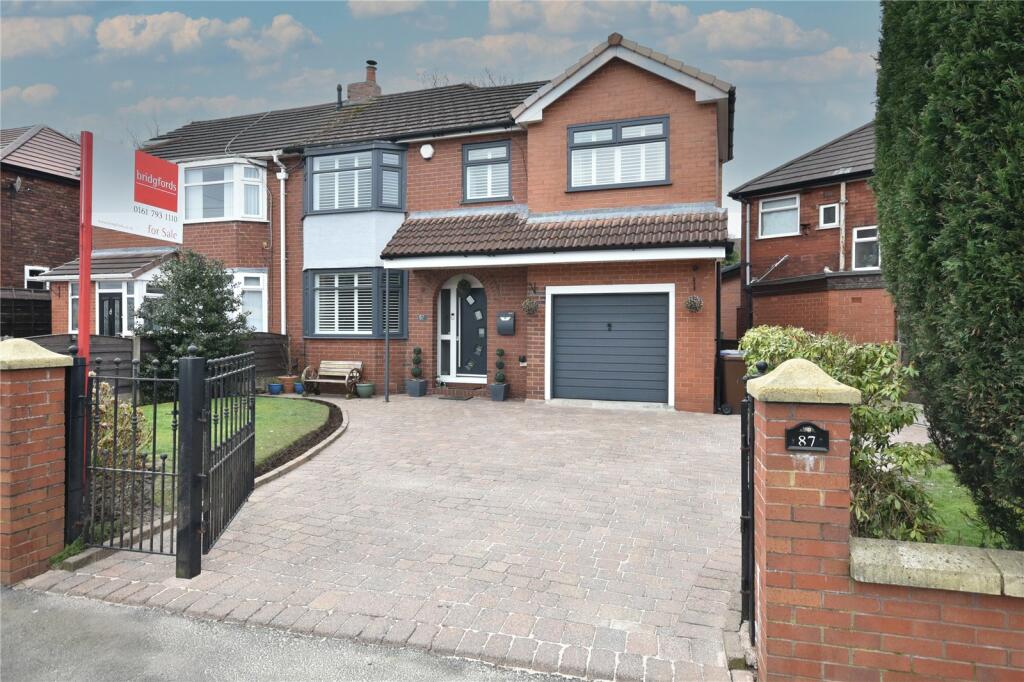 4 bedroom semi-detached house for sale in Butterstile Lane, Prestwich, Manchester, Greater Manchester, M25