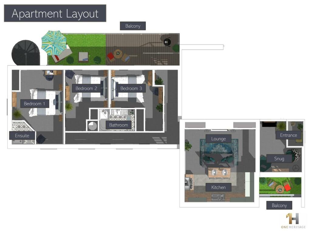 2 bedroom flat for sale in Carlton House, Sandy Walk, Wakefield, WF1