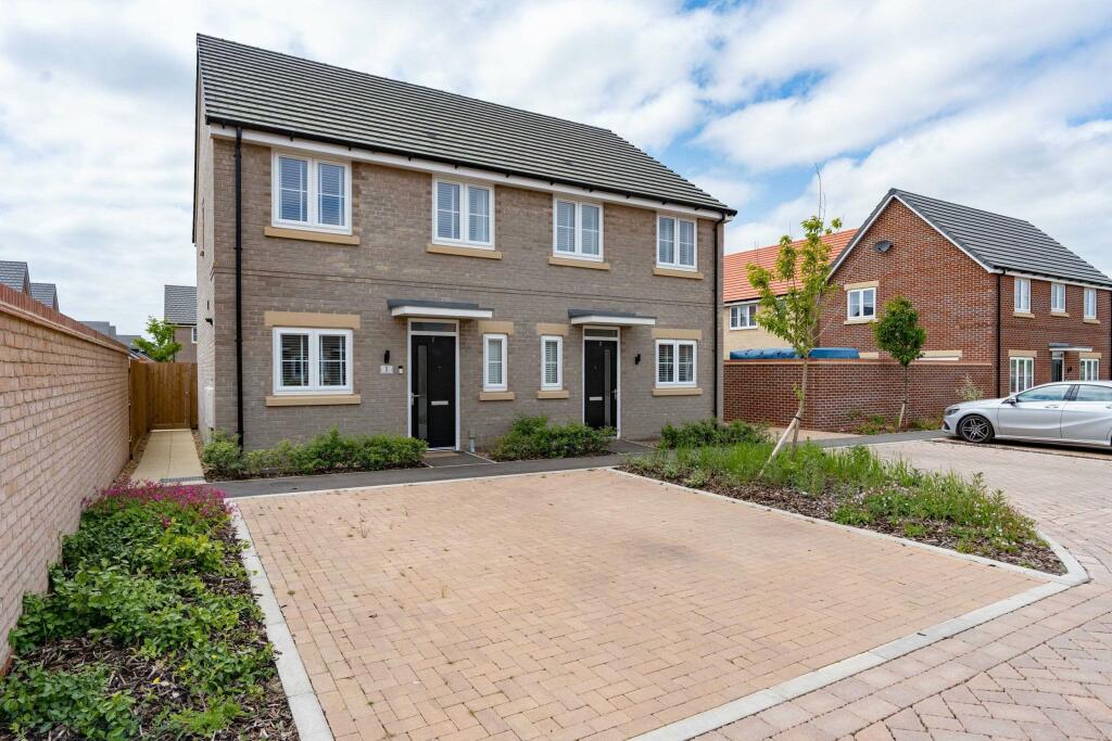 3 bedroom semi-detached house for sale in Corbetts Place, Hampton Heights , Peterborough PE7 8SW, PE7